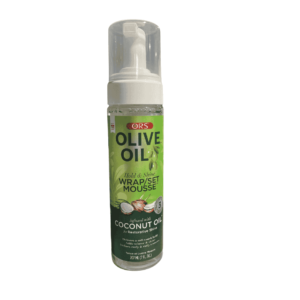 ORS olive oil hold & shine wrap set mousse