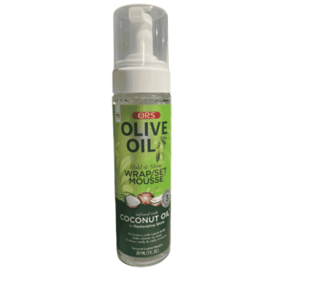 ORS olive oil hold & shine wrap set mousse