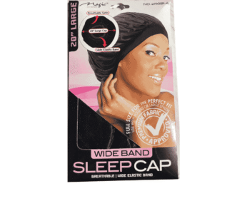 Wide band sleep cap (large)