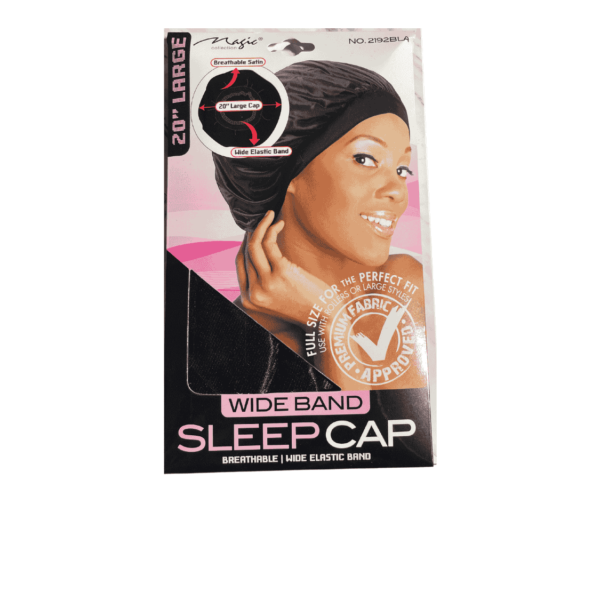 Wide band sleep cap (large)
