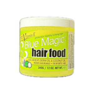 Blue magic hair food