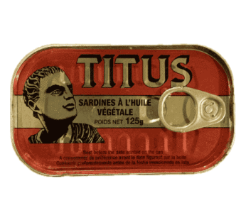 Titus sardine 125g