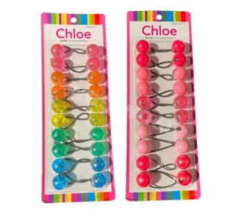 CHLOE Twin Beads Ponytailers
